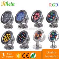 Remote control RGB made in china 9w led underwater indoor IP68 led pool lighting